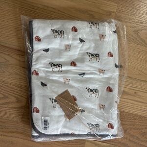 Kyte Baby "Farm" Baby Blanket NWT